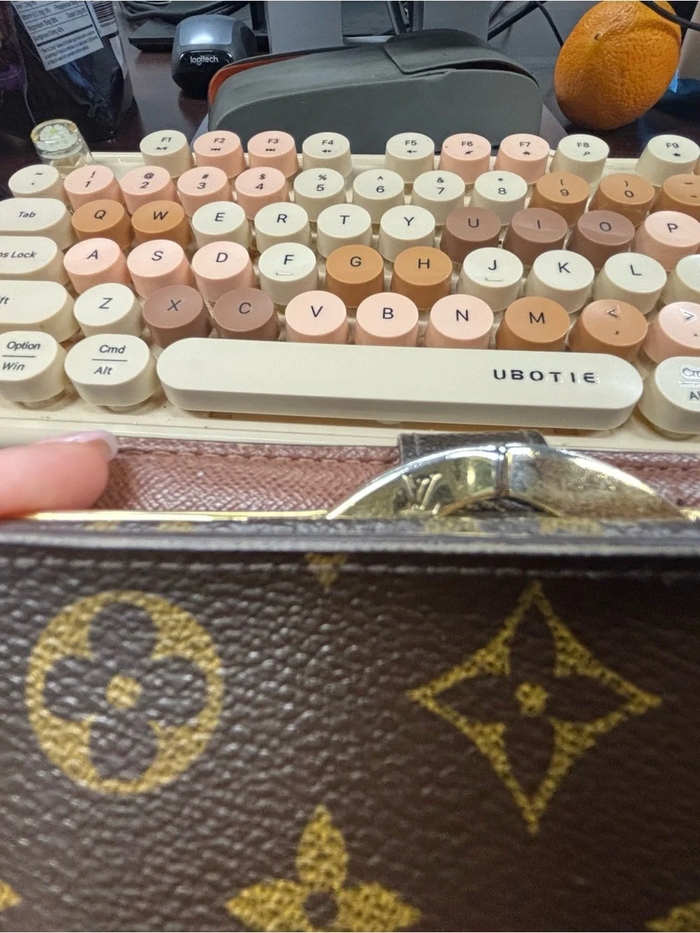 Louis Vuitton Monogram Canvas Kisslock Compact Bifold Wallet
